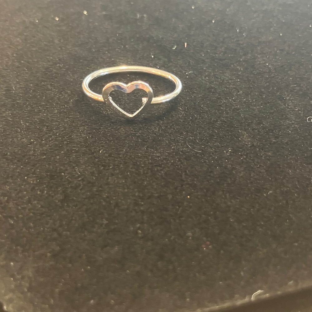 Silver Heart Ring